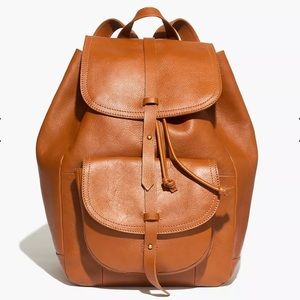 Madewell Transport Rucksack English Saddle